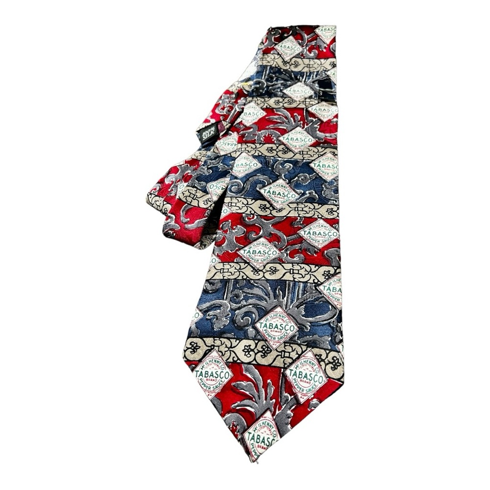 Tabasco Tie 100% silk Vintage  by TABASCO